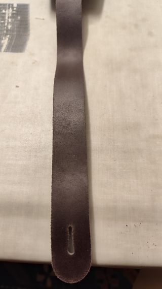 Correa de cuero Marrón para guitarra