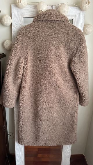 Abrigo borrego Zara camel