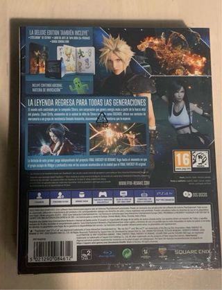 PARA ERIC -> Final Fantasy VII Remake Deluxe PS4