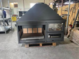 Parrilla de exterior con horno ññ-3
