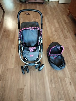 Carrito y capazo muñecas lunares