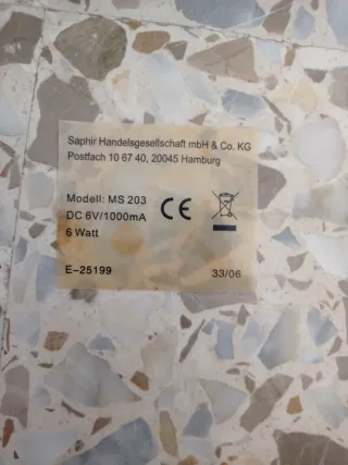 Mini Máquina de Coser Blanca MS 203 con pedal