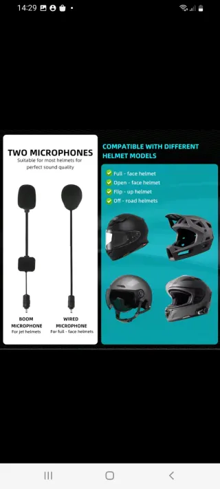 Intercomunicador Casco Moto WAYXIN R18