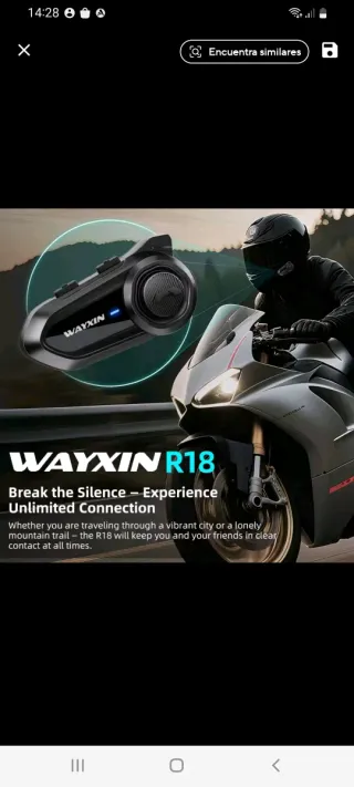 Intercomunicador Casco Moto WAYXIN R18