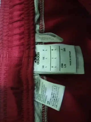 Pantalón chándal Adidas Rojo