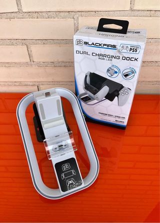 Base Carga PS5 Portal y Mandos DualSense RGB