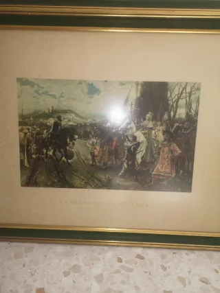 2 Marcos Grandes Madera Dorados y Verdes