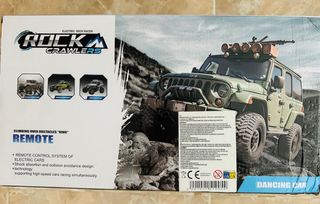 Coche RC 4x4 Negro y Verde Nuevo a estrenar