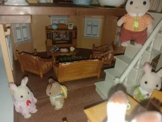 Casa Sylvanian con luces