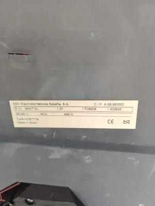 Vitrocerámica Balay 4 fuegos