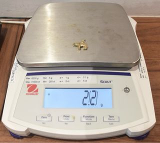 COLGANTE ELEFANTE DE ORO 18K/2.2Gr