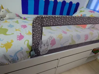 Estructura Cama infantil IKEA SLÄKT blanca 90x200