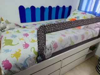 Estructura Cama infantil IKEA SLÄKT blanca 90x200