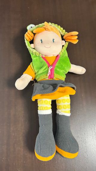 Peluche de rana para bebé