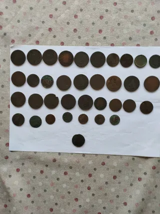 Monedas antiguas de 1800