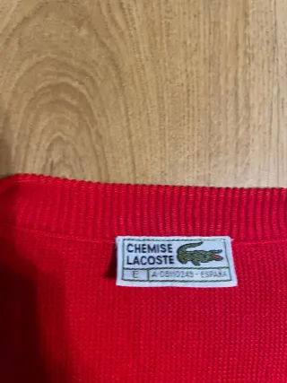 Jersey Lacoste Rojo