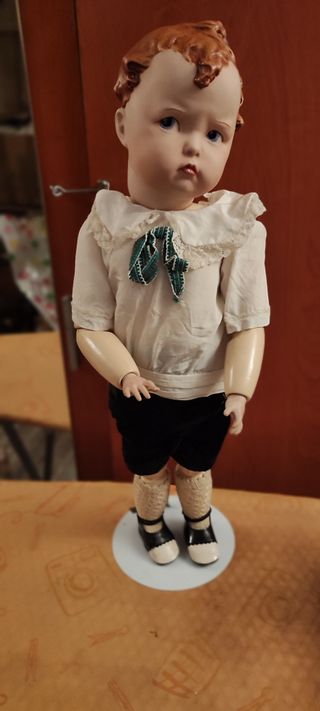 Reproducción muñeco antiguo años 1900