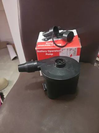 Inflador a pilas para colchonetas