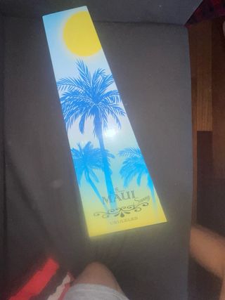 Ukulele blu in discrete condizioni