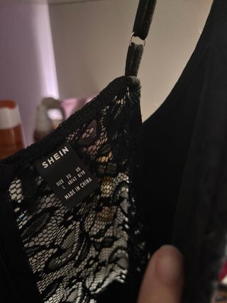 Mono negro fiesta encaje