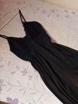 Mono negro fiesta encaje