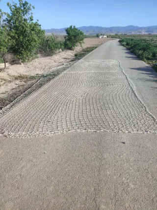 Red de seguridad obra 5x11m blanca