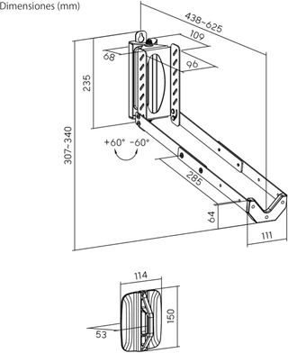 Soporte para Bici Pared Giratorio y Plegable NUEVO