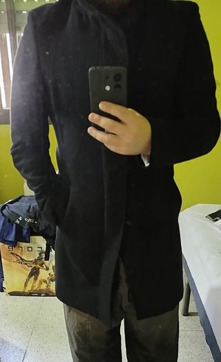 Gabardina Zara Negra