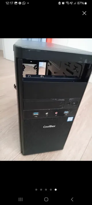 Caja PC Torre Mini ATX CoolBox Negra