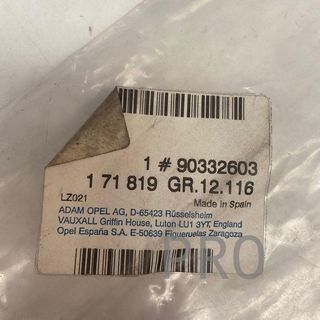 ORIGINAL MOLDURA PUERTA 90332603