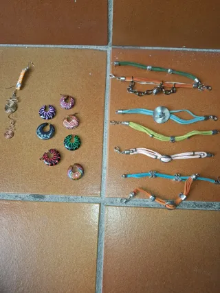 Pulsera Multicolor y Naranja