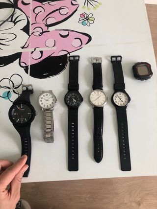 Lote de 5 Relojes Casio y Garmin