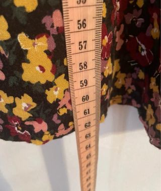 Blusa estampada floral, talla 42 nueva