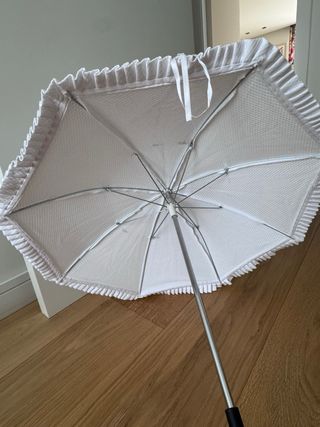 Sombrilla capazo/silla paseo blanca