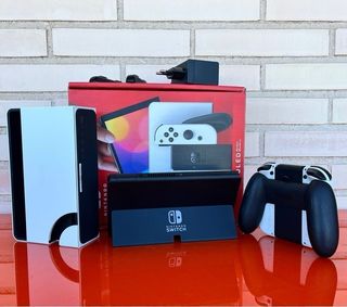 Oferta Navidad-Nintendo Switch OLED Blanca y Negra