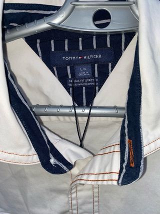 Sobrecamisa Tommy Hilfiger Talla L Blanca
