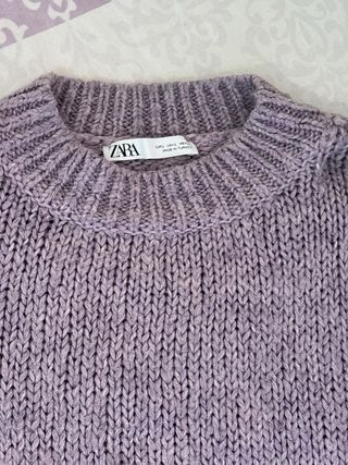 Jersey Zara Morado Punto