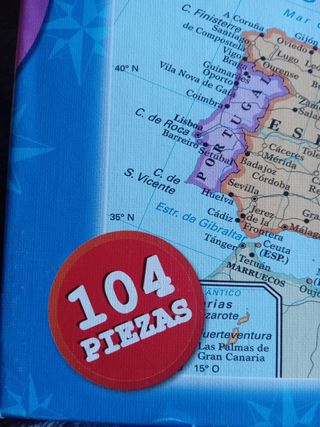 Puzzle Geográfico Vicens Vives Clementoni