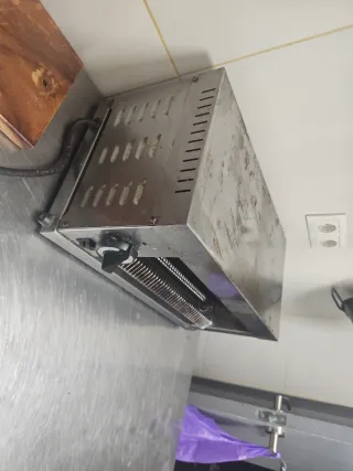 Tostadora industrial acero inoxidable