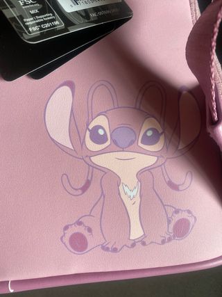 Mochila Angel Loungefly Rosa y Morado