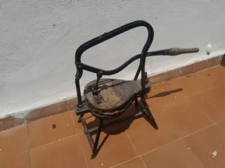 Fuelle de herrero antiguo para decoración