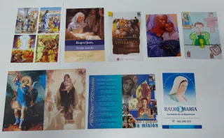 Lote 68 estampas religiosas