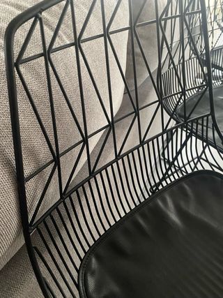 4 Sillas Altas Diseño Cocina Metálicas