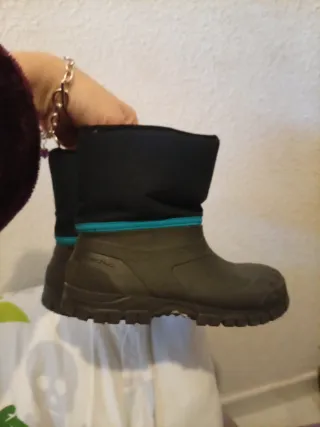 Botas de nieve moradas Quechua 33 Botas nieve azul