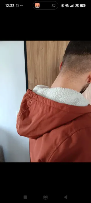 Abrigo borreguito hombre