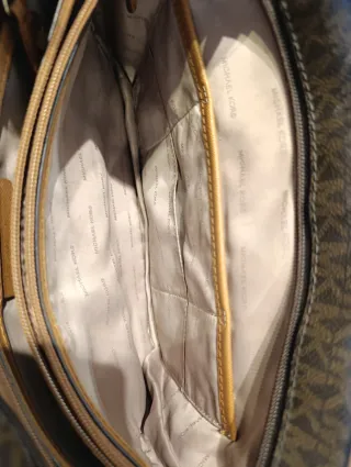 Bolso Michael Kors Marrón y Dorado