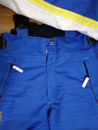 Tuta da sci Tecnostar blu e bianca