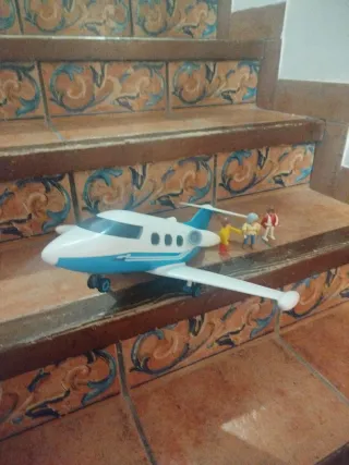 Playmobil Lote piscina y avion
