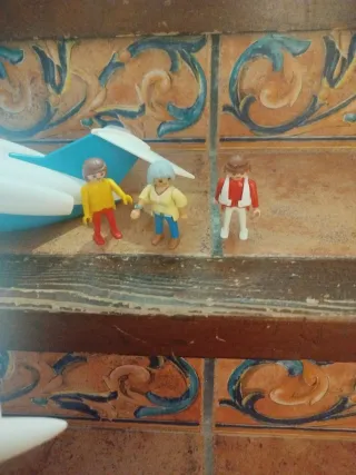 Playmobil Lote piscina y avion