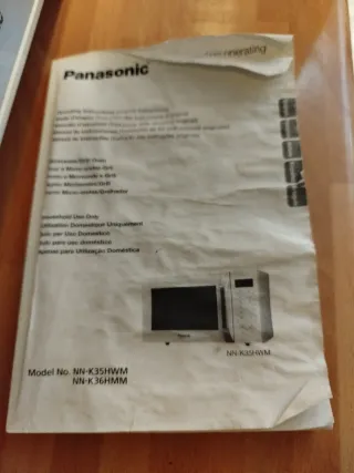 Microondas Panasonic con Grill